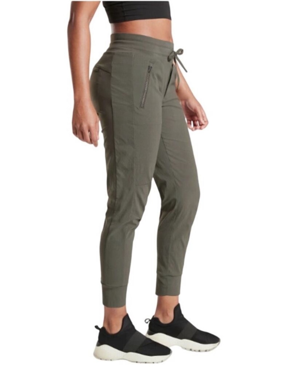 Athleta Trekkie North Jogger Olive Green size 12